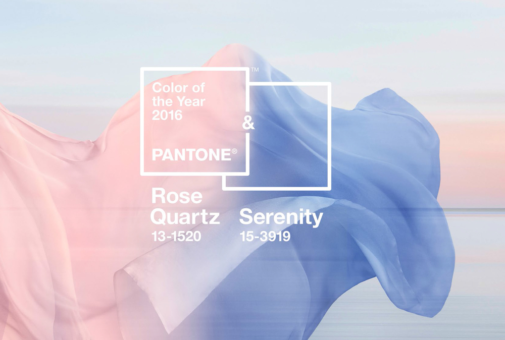 Pantone - Rose Quartz - Bleu Serenity - blog LUCIOLE