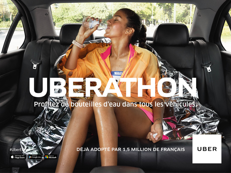 Uber - campagne de communication - blog LUCIOLE