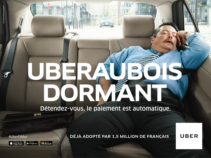 Uber - campagne de communication - blog LUCIOLE