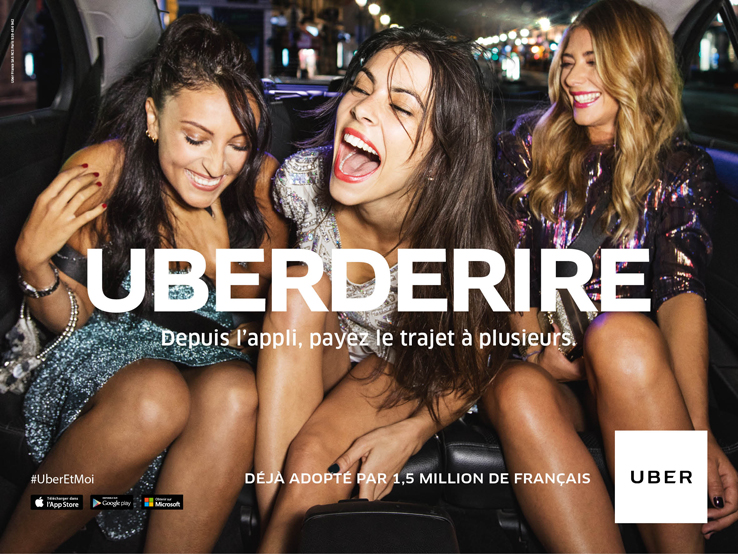 Uber - campagne de communication - blog LUCIOLE