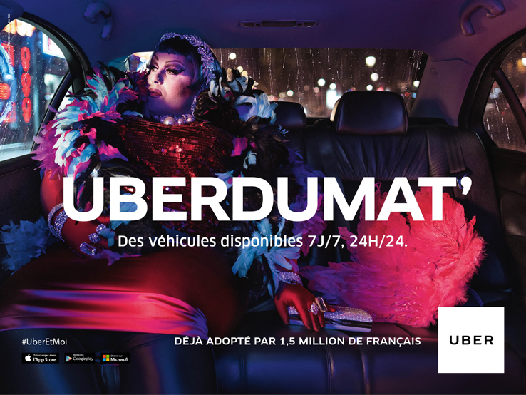 Uber - campagne de communication - blog LUCIOLE