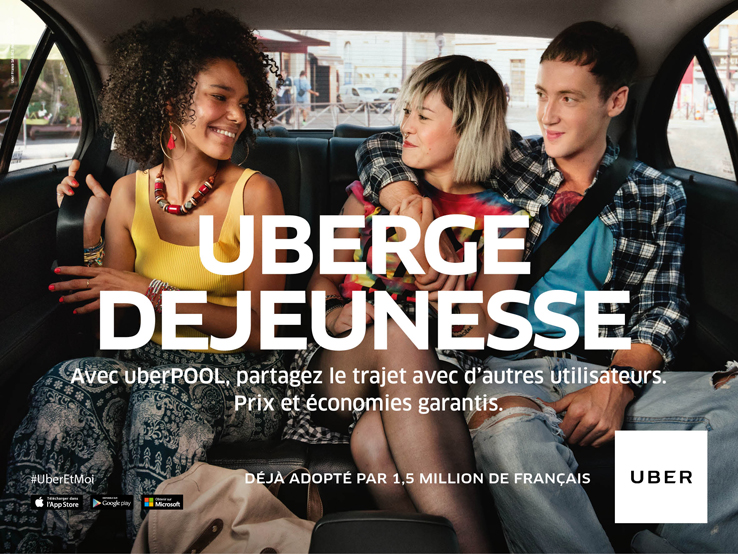 Uber - campagne de communication - blog LUCIOLE