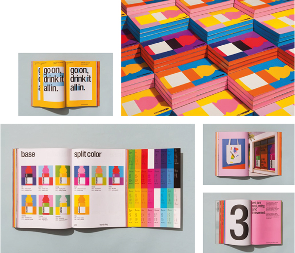  Brand book de Vitaminwater (agence Collins)  