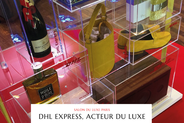 DHL Express - stand - Salon du Luxe - Luciole