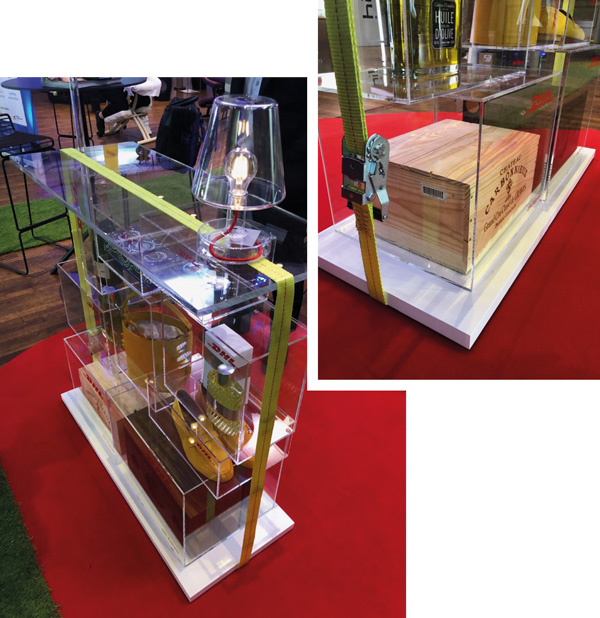 DHL Express - stand - Salon du Luxe - Luciole