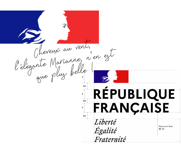 Identité visuelle - Gouvernement - Marianne - République Française - Typographie - Blog Luciole