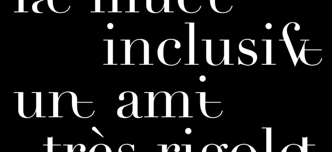 Typographie inclusive - Blog Luciole